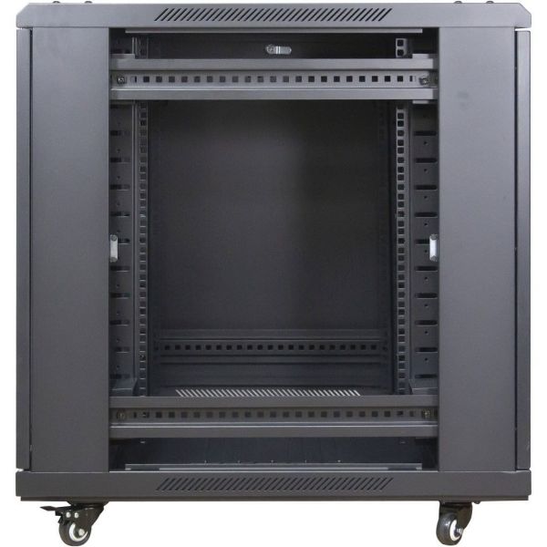 Inter-Tech 88887258 rack 15U Vrijstaande rek Zwart (88887258)