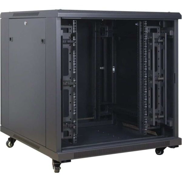 Inter-Tech 88887258 rack 15U Vrijstaande rek Zwart (88887258)