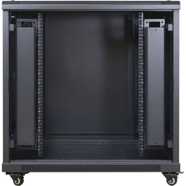 Inter-Tech 88887258 rack 15U Vrijstaande rek Zwart (88887258)
