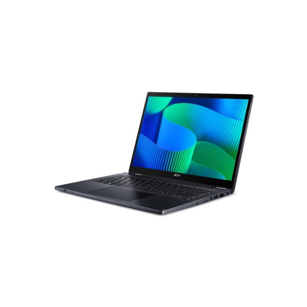 Acer TravelMate Spin 14 TMP414RN-54 Intel Core Ultra 7 155U Hybride (2-in-1) 35,6 cm (14") Touchscreen WUXGA 32 GB DDR5-SDRAM 1 TB SSD Wi-Fi 6E (802.11ax) Windows 11 Pro Blauw (NX.B7XEH.008)