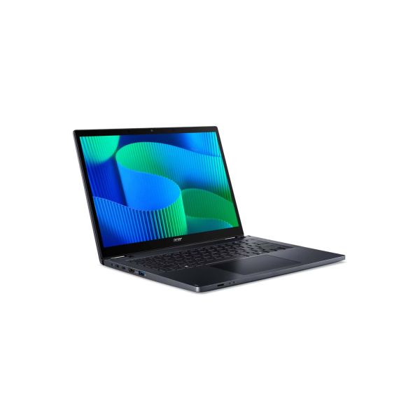 Acer TravelMate Spin 14 TMP414RN-54 Intel Core Ultra 7 155U Hybride (2-in-1) 35,6 cm (14") Touchscreen WUXGA 32 GB DDR5-SDRAM 1 TB SSD Wi-Fi 6E (802.11ax) Windows 11 Pro Blauw (NX.B7XEH.008)