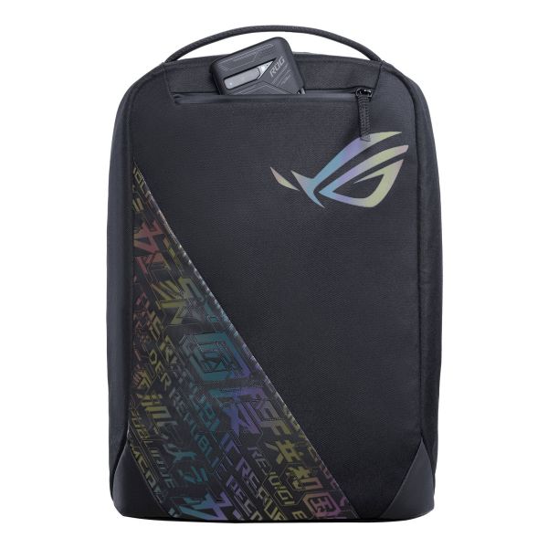 ASUS ROG Backpack BP1501G Holographic Edition 43,2 cm (17") Rugzak Zwart, Grijs (90XB04ZN-BBP030)