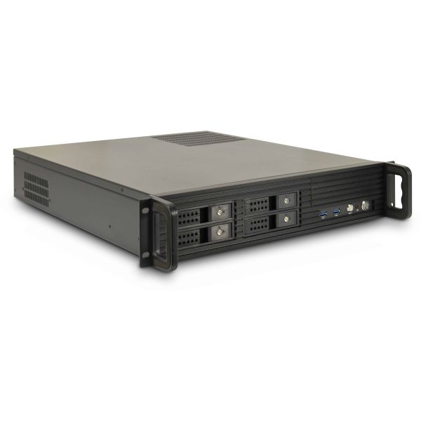 Inter-Tech 2U-2504 Rack Zwart (88887334)