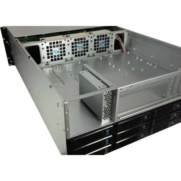 Inter-Tech 4U-4736 HDD-behuizing Zwart, Grijs 2.5/3.5 (88887355)