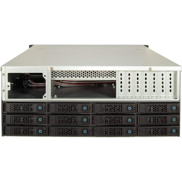 Inter-Tech 4U-4736 HDD-behuizing Zwart, Grijs 2.5/3.5 (88887355)