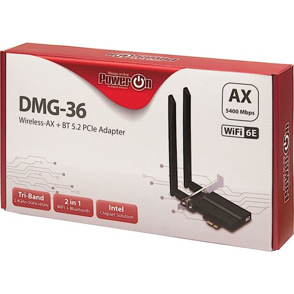 Inter-Tech DMG-36 Intern WLAN / Bluetooth 5400 Mbit/s (88888165)