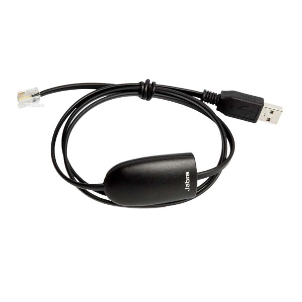 Jabra 14201-29 tussenstuk voor kabels RJ-9 USB A Zwart (14201-29)