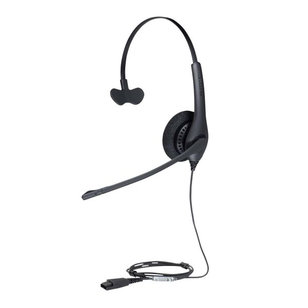 Jabra Biz 1500 Headset Bedraad Hoofdband Kantoor/callcenter Bluetooth Zwart (1513-0154)