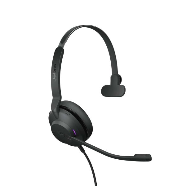 Jabra Evolve2 30, MS Mono Headset Bedraad Hoofdband Kantoor/callcenter USB Type-C Zwart (23089-899-879)