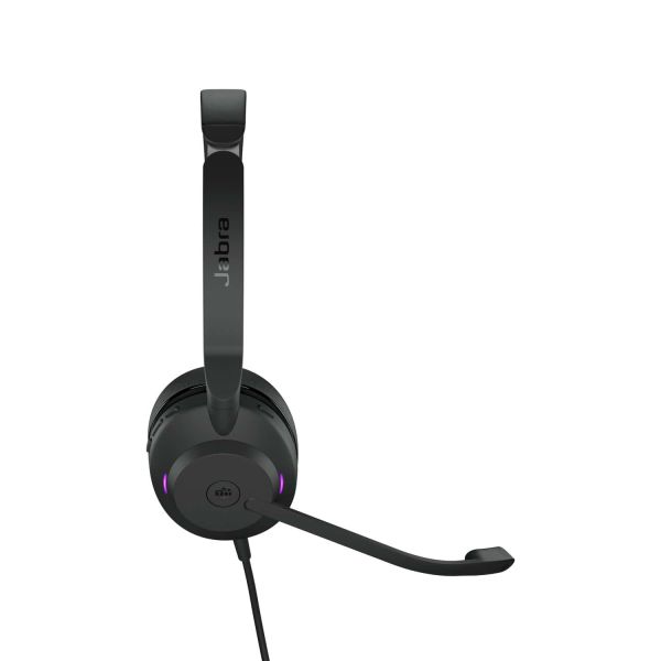 Jabra Evolve2 30, MS Stereo Headset Bedraad Hoofdband Kantoor/callcenter USB Type-A Zwart (23089-999-979)