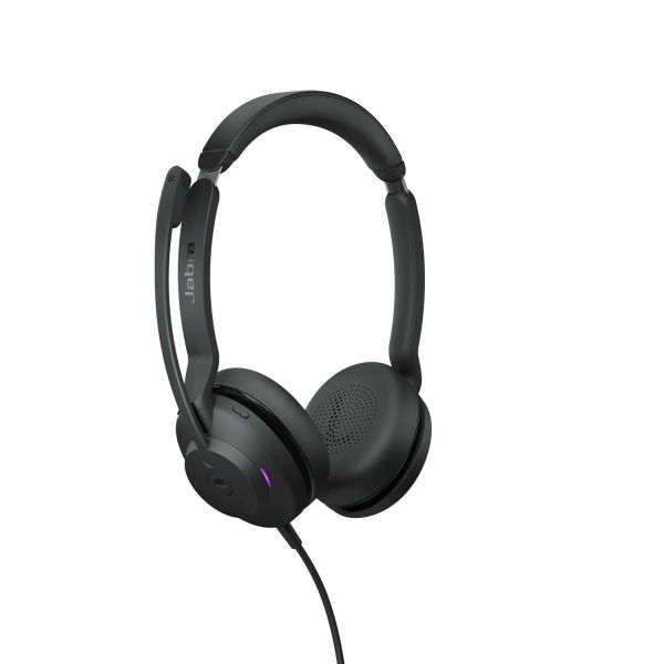Jabra Evolve2 30, MS Stereo Headset Bedraad Hoofdband Kantoor/callcenter USB Type-A Zwart (23089-999-979)