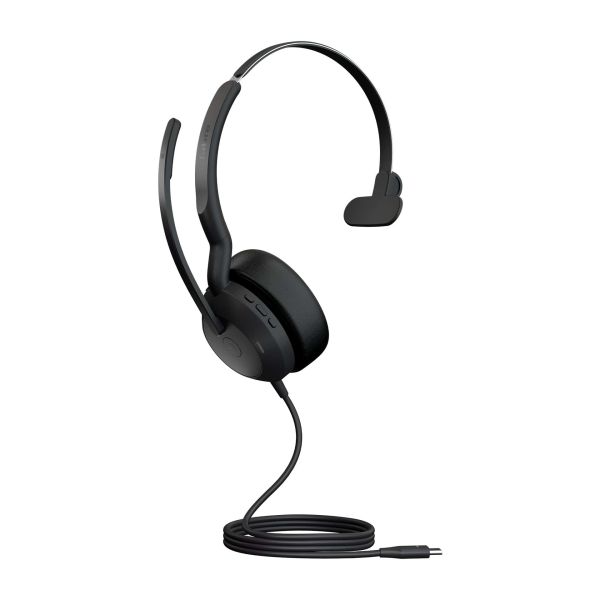 Jabra Evolve2 50 Headset Bedraad Hoofdband Kantoor/callcenter USB Type-C Zwart (25089-899-899)
