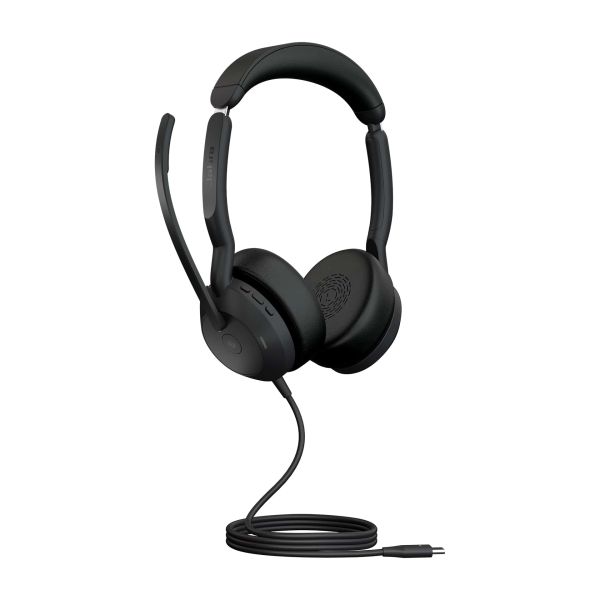 Jabra Evolve2 50 Headset Bedraad Hoofdband Kantoor/callcenter USB Type-C Zwart (25089-999-899)