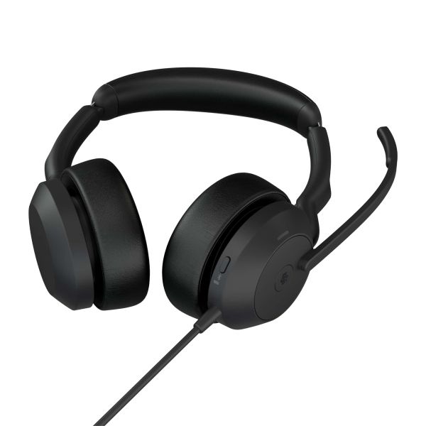 Jabra Evolve2 50 Headset Bedraad Hoofdband Kantoor/callcenter USB Type-A Zwart (25089-999-999)