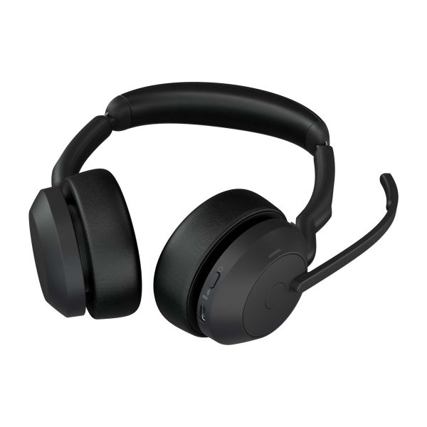 Jabra Evolve2 55 Headset Draadloos Hoofdband Kantoor/callcenter Bluetooth Oplaadhouder Zwart (25599-989-899)