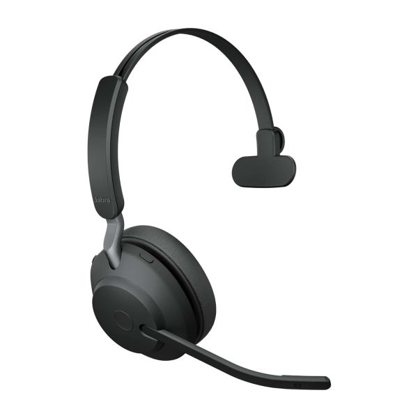 Jabra Evolve2 65, UC Mono Headset Draadloos Hoofdband Kantoor/callcenter USB Type-A Bluetooth Zwart (26599-889-989)