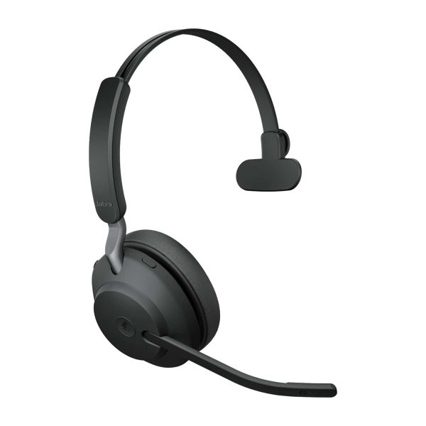 Jabra Evolve2 65, MS Mono Headset Draadloos Hoofdband Kantoor/callcenter USB Type-A Bluetooth Zwart (26599-899-989)