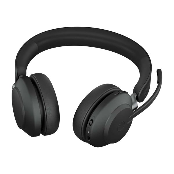 Jabra Evolve2 65, UC Stereo Headset Draadloos Hoofdband Kantoor/callcenter USB Type-C Bluetooth Zwart (26599-989-889)