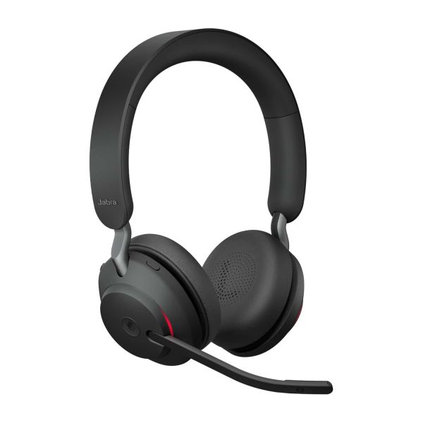 Jabra Evolve2 65, MS Stereo Headset Draadloos Hoofdband Kantoor/callcenter USB Type-C Bluetooth Zwart (26599-999-899)