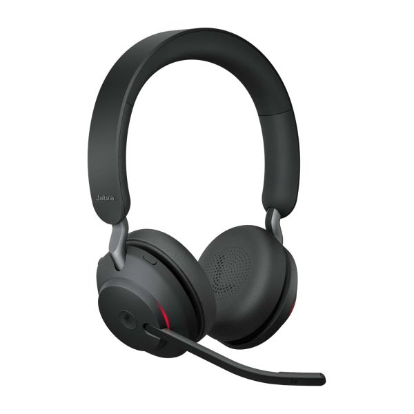 Jabra Evolve2 65, MS Stereo Headset Draadloos Hoofdband Kantoor/callcenter USB Type-A Bluetooth Zwart (26599-999-999)