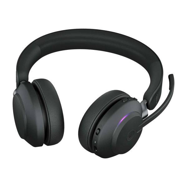 Jabra Evolve2 65, MS Stereo Headset Draadloos Hoofdband Kantoor/callcenter USB Type-A Bluetooth Zwart (26599-999-999)