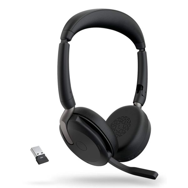 Jabra Evolve2 65 Flex Headset Draadloos Hoofdband Kantoor/callcenter USB Type-A Bluetooth Oplaadhouder (26699-989-989)