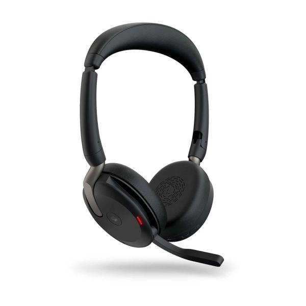 Jabra Evolve2 65 Flex Headset Bedraad en draadloos Hoofdband Kantoor/callcenter Bluetooth Zwart (26699-999-889)
