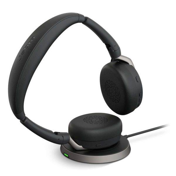 Jabra Evolve2 65 Flex Headset Draadloos Hoofdband Kantoor/callcenter USB Type-A Bluetooth Oplaadhouder (26699-999-989)