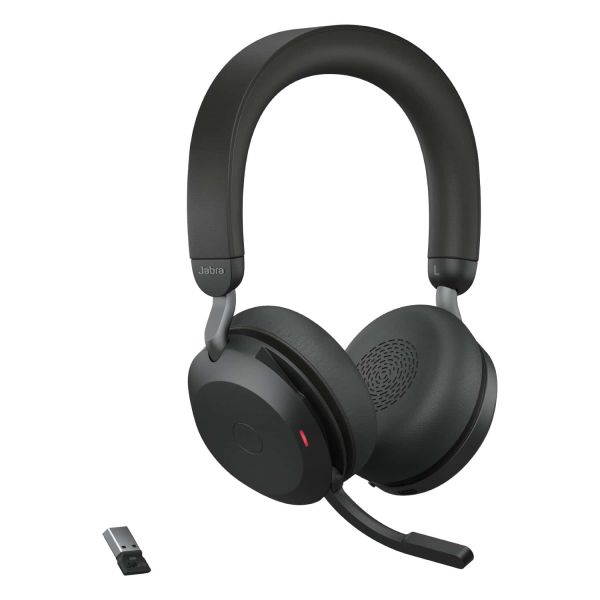 Jabra Evolve2 75 Headset Draadloos Hoofdband Kantoor/callcenter USB Type-C Bluetooth Oplaadhouder (27599-989-999) Jabra Evolve2 75 Headset Draadloos Hoofdband Kantoor/callcenter USB Type-C Bluetooth Oplaadhouder (27599-989-999)