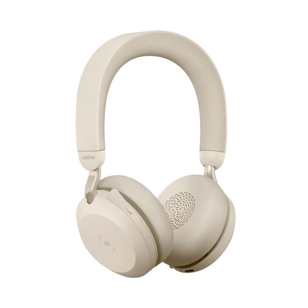 Jabra Evolve2 75 Headset Draadloos Hoofdband Kantoor/callcenter Bluetooth Beige (27599-999-998)