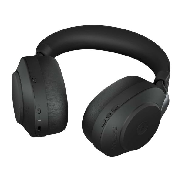 Jabra Evolve2 85, MS Stereo Headset Bedraad en draadloos Hoofdband Kantoor/callcenter USB Type-A Bluetooth Zwart (28599-999-989)