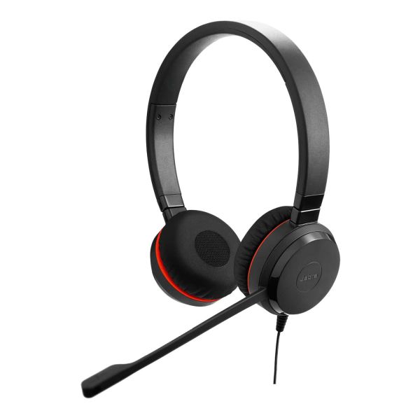 Jabra Evolve 20SE MS Stereo Headset Bedraad Hoofdband Kantoor/callcenter USB Type-A Bluetooth Zwart (4999-823-309)