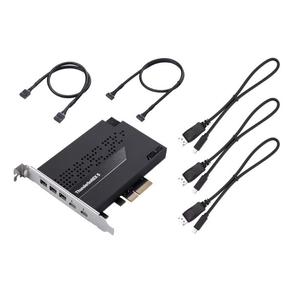 ASUS ThunderboltEX 5 interfacekaart/-adapter Intern Mini DisplayPort, PCIe, USB 2.0 (90MC0E50-M0EAY0)
