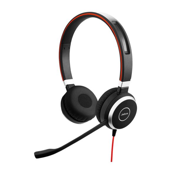 Jabra Evolve 40 MS Stereo USB-C Headset Bedraad Hoofdband Kantoor/callcenter USB Type-C Bluetooth Zwart (6399-823-189)