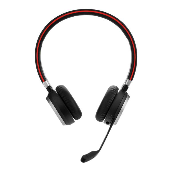 Jabra Evolve 65 MS Stereo Headset Bedraad en draadloos Hoofdband Kantoor/callcenter Micro-USB Bluetooth Zwart (6599-823-309)