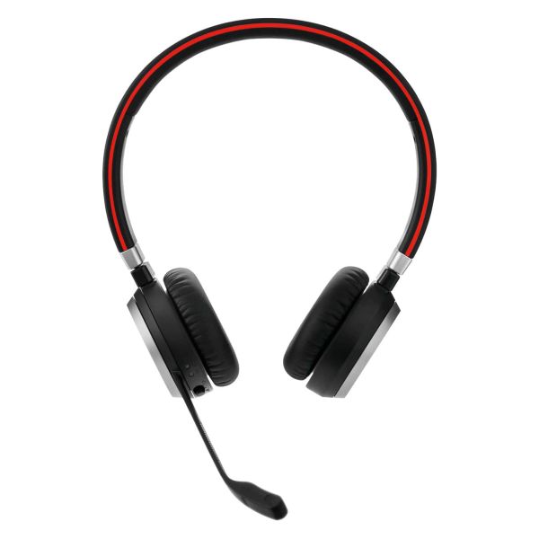 Jabra Evolve 65 SE Headset Draadloos Hoofdband Kantoor/callcenter Micro-USB Bluetooth Zwart (6599-839-409)