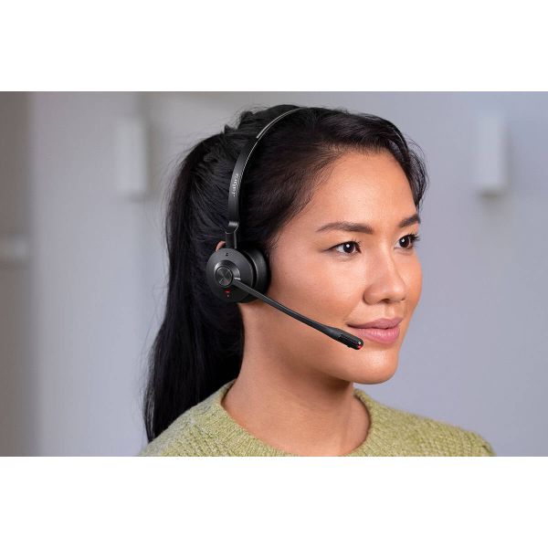 Jabra Engage 55 MS Stereo Headset Draadloos Hoofdband Kantoor/callcenter USB Type-A Zwart (9559-450-111-1)