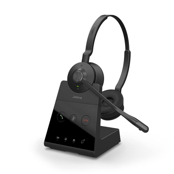 Jabra Engage 65 Stereo Headset Draadloos Hoofdband Kantoor/callcenter Zwart (9559-553-111)