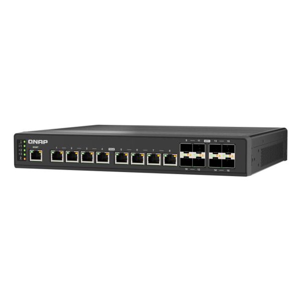 QNAP QSW-IM3216-8S8T netwerk-switch Managed L2 10G Ethernet (100/1000/10000) Zwart (QSW-IM3216-8S8T)