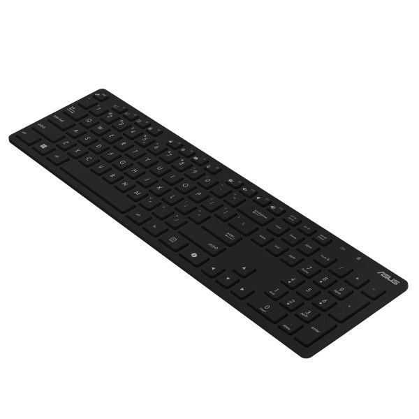ASUS W5000 Wireless Keyboard and Mouse Set toetsenbord Inclusief muis Universeel RF Draadloos Zwart (90XB0430-BKM3K0)