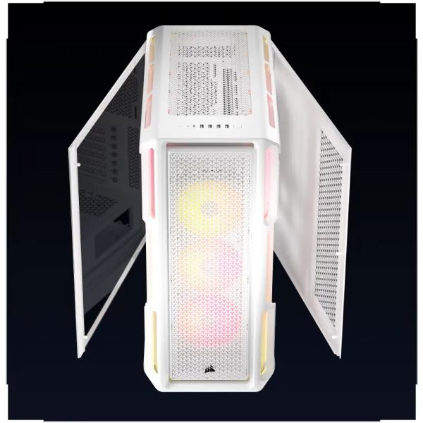CORSAIR Midi 5000T LX RGB (Tempered Glass) White (CC-9011299-WW)