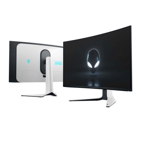 Alienware AW3225QF computer monitor 81,3 cm (32") 3840 x 2160 Pixels 4K Ultra HD QD-OLED Zwart, Wit (GAME-AW3225QF)