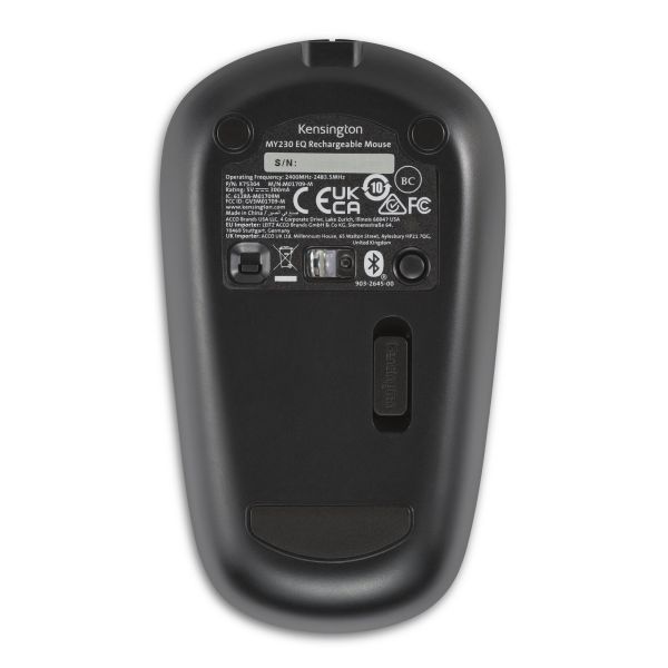 Kensington MY230 EQ muis Kantoor Ambidextrous RF-draadloos + Bluetooth 1200 DPI (K75304WW)