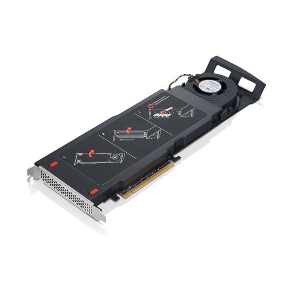 Lenovo ThinkStation Quad AIC M.2 SSD interfacekaart/-adapter Intern PCIe (4XH0V09766)