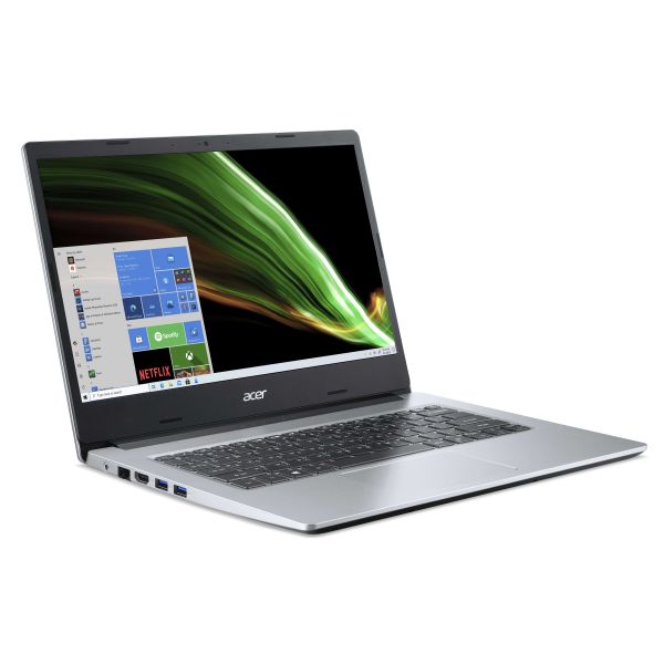 Acer Aspire 1 A114-33-C7Q5 Intel® Celeron® 4500U Laptop 35,6 cm (14") Full HD 4 GB DDR4-SDRAM 128 GB eMMC Wi-Fi 6 (802.11ax) Windows 11 Home in S mode Zilver (NX.A7VEH.006)