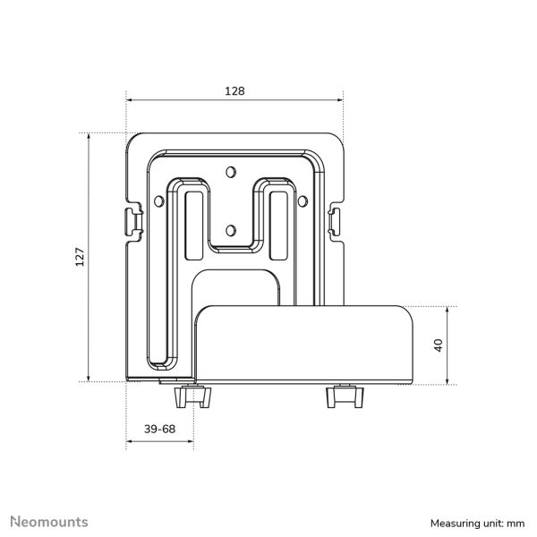 Neomounts mediaspeler houder (AWL-450BL)