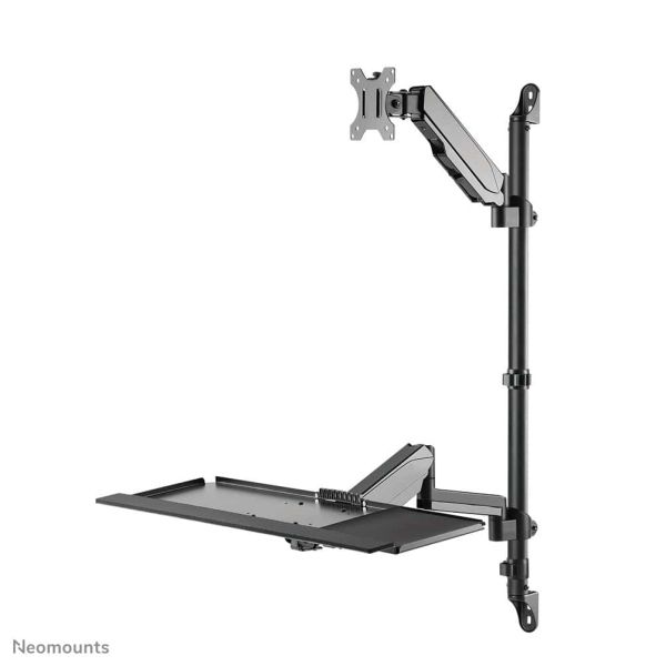 Neomounts wandgemonteerd zit-sta werkstation (WL90-325BL1)