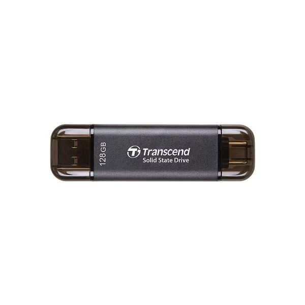 Transcend SSD ESD310C 128GB USB-C USB 3.2 Gen 2x1 black (TS128GESD310C)