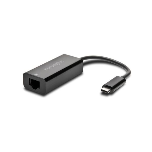 Kensington CA1100E USB-C-naar-ethernet-adapter (K33475WW) Kensington CA1100E USB-C-naar-ethernet-adapter (K33475WW)