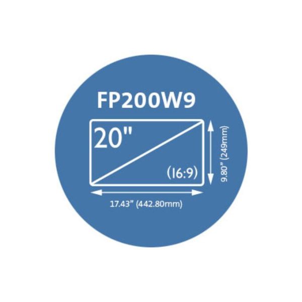 Kensington FP200W9 Privacy Screen for 20” Widescreen Monitors (16:9) (K55796WW)